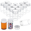 BENECREAT 20Pcs Glass Bead Containers CON-BC0007-31A-1