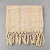 Cotton and Linen Table Runner for Dining Table AJEW-WH20059-34A-02-1