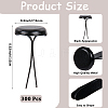 300Pcs Flat Round Iron Brads IFIN-CP0001-08-2