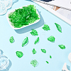 320Pcs 8 Styles Transparent Acrylic Pendants OACR-SC0002-47-7