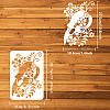 Plastic Drawing Painting Stencils Templates DIY-WH0396-471-2
