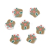 Christmas Handmade Polymer Clay Cabochons PY-CBA2910-01D-2