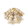 Brass Micro Pave Cubic Zirconia Pendant Bails LS-KK-Q035-01G-2