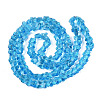 Transparent Glass Beads Strands GLAA-Q118-01A-B04-2