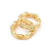 Brass Clear Cubic Zirconia Bead Frame LS-KK-D375-33G-01-2