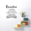 PVC Wall Stickers DIY-WH0228-067-4