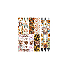 12Pcs Plastic Rub on Transfer Stickers DIY-WH0611-002-8