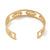 Hollow Wide Version Open Cuff Bangles BJEW-U006-03G-02-3