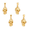 4Pcs PVD Vacuum Plating 304 Stainless Steel Pendants STAS-UN0060-19G-1