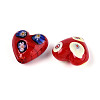 Handmade Millefiori Glass Beads LAMP-N024-43D-2