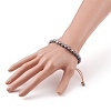Adjustable Nylon Thread Braided Bead Bracelets BJEW-JB05802-01-4
