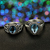 Alloy & Resin Finger Rings Sets WG5C8A1-01-4