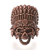 Retro Brass Beads KK-L006-001R-1
