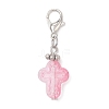 9Pcs Glass Pendant Decorations HJEW-JM03929-02-4