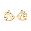 201 Stainless Steel Pendants LS-STAS-I199-D01-G-1