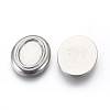 304 Stainless Steel Cabochon Settings STAS-L212-042-3