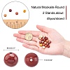 Natural Mookaite Round Beads Strands G-AR0001-60-2