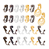 36Pcs Brass Clip-on Earring Findings KK-PH0021-01M-7