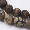 Tibetan Style dZi Beads G-G039-10mm-M-4
