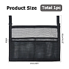 Polyester Mesh Hanging Zipper Bags ABAG-WH0072-041-2
