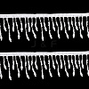 2Yards Polyester with Plastic Imitation Pearl Beads Tassel Ribbons OCOR-GF0004-99A-6