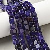 Natural Dragon Veins Agate Beads Strands G-G177-E06-05-5