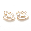 Alloy Enamel Pendants X-ENAM-S115-040E-1