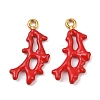304 Stainless Steel Enamel Pendants STAS-C150-01M-1