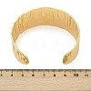 304 Stainless Steel Cuff Bangles for Women BJEW-Z097-11G-5