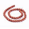 Natural Wood Beads Strands X-WOOD-F008-01-B-2