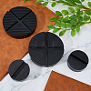 SUPERFINDINGS 4Pcs 2 Style Rubber Jack Pad Adapter for Jack Stand AJEW-FH0004-28-4