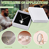 Square Kraft Paper Necklace Earring Storage Gift Boxes CON-WH0095-88B-6
