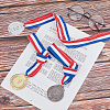 AHANDMAKER 12Pcs 3 Styles Zinc Alloy Medals NJEW-GA0001-02-6