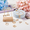 Kissitty 36Pcs 18 Style Alloy Pendants FIND-KS0001-15-6