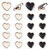 20Pcs 2 Colors Alloy Enamel Metal Buttons FIND-GF0008-18-6