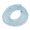 Natural Blue Topaz Beads Strands X-G-B090-A28-03-3