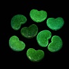 Luminous Opaque UV Plating Acrylic Beads OACR-Q204-21-4