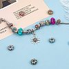 Alloy Rhinestone European Beads CPDL-PH0001-02-5