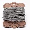 Tarnish Resistant 304 Stainless Steel Curb Chains CHS-K004-11P-0.6mm-2