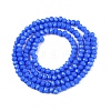 Opaque Solid Color Imitation Jade Glass Beads Strands LS-EGLA-A044-P2mm-D32-3