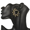 Glass Beaded Hoop Earrings EJEW-MZ00750-03-2