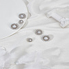 6Pcs 2 Styles Alloy Rhinestone Shank Buttons BUTT-LP0001-21P-1