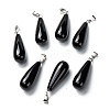 Natural Obsidian Pendants G-F707-08-1