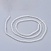 Electroplate Glass Beads Strands X-EGLA-F149-AB-01-4
