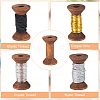 Wooden Empty Spools for Wire TOOL-WH0125-54A-4