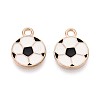 Alloy & Enamel Pendants ENAM-T021-71G-1