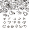 32PCS 16 Style Alloy Rhinestone Pendants ALRI-TA0001-16-11