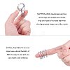 Iron Swivel Clasps with Key Rings IFIN-PH0023-12P-3