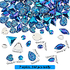   120Pcs 6 Style Sew on Rhinestone RESI-PH0002-04D-2