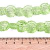 Electroplate Baking Paint Transparent Glass Beads Strands GL-CBA17FF-02H-4